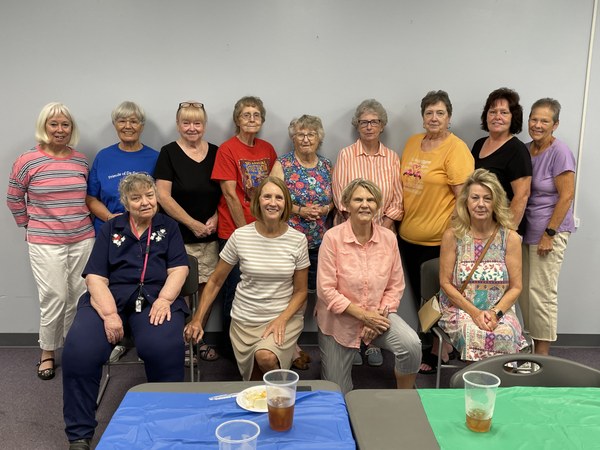 Group photo of all of the Friends of the Library members.